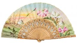 1074 - ABANICO MODERNISTA CIRCA 1900