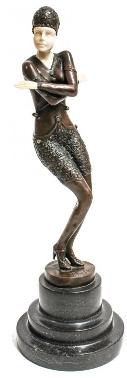 819 - FIGURA CRISELEFANTINA