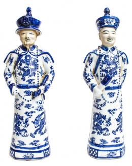 391 - "PAREJA DE DIGNATARIOS CHINOS"