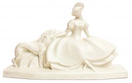 456 - "DAMA" FIGURA EN CERÁMICA