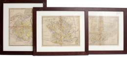 277 - TRES MAPAS ENMARCADOS