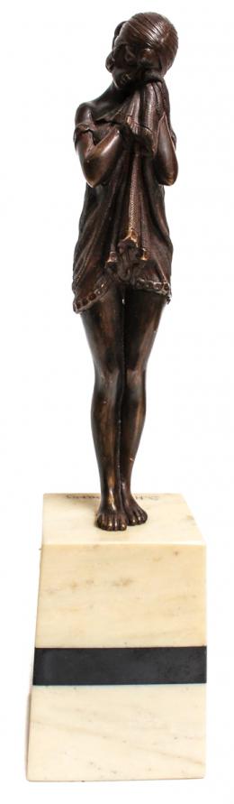 800 - "LA JOVEN NOSTALGICA" FIGURA EN BRONCE