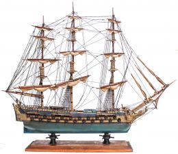 942 - MAQUETA DE BARCO MEDIADOS DEL SIGLO XX