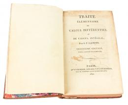 238 - "TRAITÉ ÉLÉMENTAIRE DE CALCUL DIFFÉRENTIEL ET CALCUL...