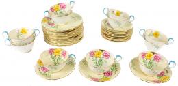 730 - CONJUNTO DE TAZAS Y PLATOS PARA TÉ