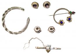 249 - LOTE VARIADO JOYERIA PLATA
