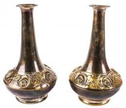 1421 - PAREJA DE JARRONES ART DECÓ