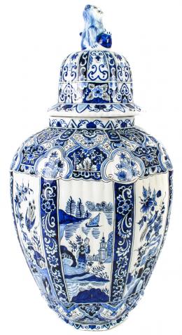 606 - TÍBOR EN PORCELANA DE DELFT