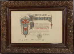 278 - DIPLOMA DE 1900