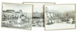 332 - TRES POSTALES D EBARCELONA