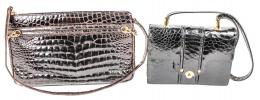 1113 - 2 BOLSOS EN PIEL DE COCODRILO