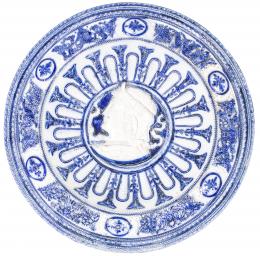 547 - PLATO DECORATIVO EN GRES