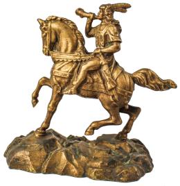 803 - FIGURA EN CALAMINA DEL PRIMER TERCIO DEL S.XX