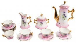 480 - JUEGO DE CAFÉ DE PORCELANA