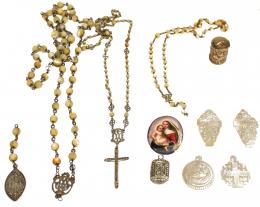 1029 - LOTE RELIGIOSO FLES. S.XIX-PPA.S.XX