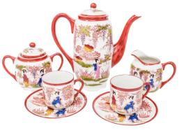 1090 - JUEGO DE CAFÉ EN PORCELANA JAPONESA