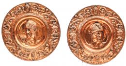 1050 - PAREJA DE PLATOS DECORATIVOS