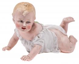 576 - BEBE EN PORCELANA BISCUIT ALEMAN