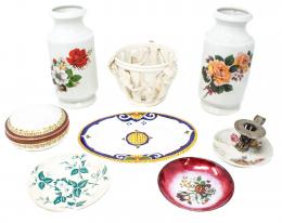 963 - LOTE EN PORCELANA Y CERAMICA