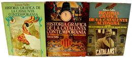 317 - TRES LIBROS SOBRE LA HISTORIA DE CATALUNYA