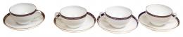592 - CONJUNTO 11 TAZAS CON PLATO DE TE