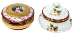 738 - DOS CAJAS DE PORCELANA