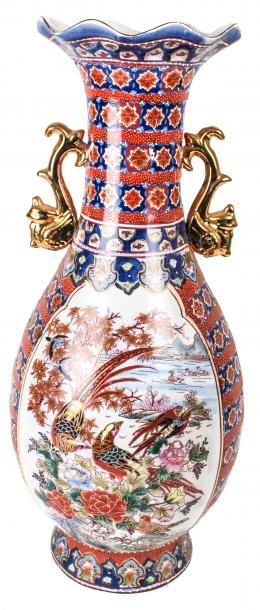 640 - JARRÓN DE PORCELANA SATSUMA
