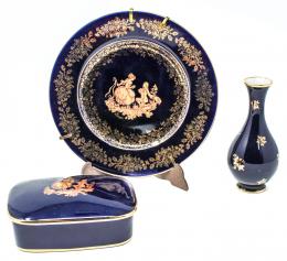 1323 - LOTE EN PORCELANA DE LIMOGES