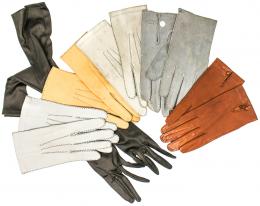 836 - LOTE DE GUANTES EN PIEL Y ANTE