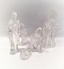 1165 - "NACIMIENTO" Y DOS ANGELES EN CRISTAL