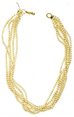 121 - COLLAR DE PERLAS DE CINCO VUELTAS