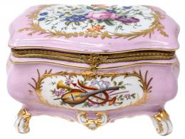 543 - CAJA JOYERO EN PORCELANA 