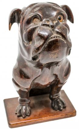 869 - FIGURA DE MADERA TALLADA