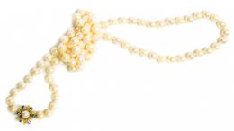 121 - COLLAR DE PERLAS DE MEDIADOS S.XX