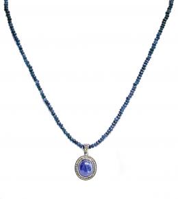 145 - COLLAR GARGANTILLA CON TANZANITA