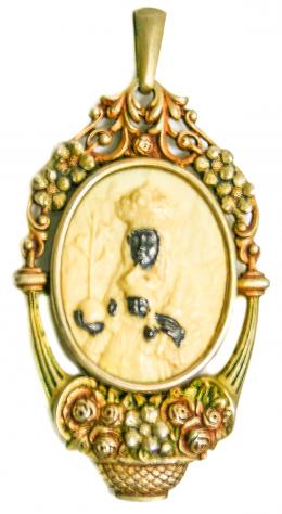 57 - MEDALLA COLGANTE DE PPS. DEL S.XX