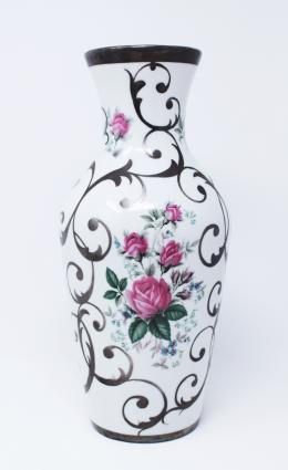 540 - JARRÓN DE PORCELANA BOHEMIA