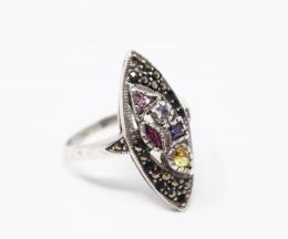 81 - ANILLO LANZADERA EN PLATA