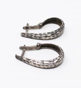 82 - PENDIENTES ARGOLLAS DE PLATA