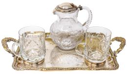 14 - CONJUNTO JARRA, DOS VASOS Y BANDEJA