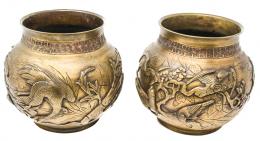 453 - PAREJA DE JARRONES ORIENTALES