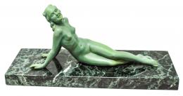 878 - FIGURA ART NOUVEAU DE ESCUELA FRANCESA
