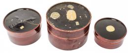 393 - TRES CAJAS JAPONESAS