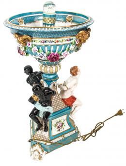 572 - GRAN FUENTE EN PORCELANA