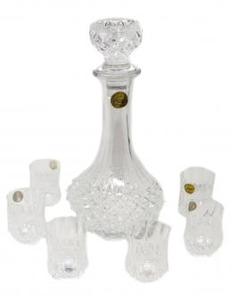9 - CONJUNTO LICORERO EN CRISTAL