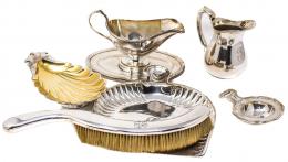 993 - LOTE EN METAL PLATEADO CHRISTOFLE