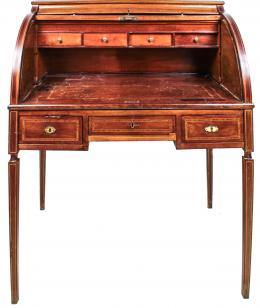 361 - MUEBLE ESCRITORIO DE CILINDRO EDUARDIANO