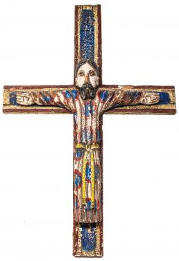 872 - CRISTO EN MADERA TALLADA