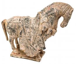 379 - "CABALLO" ORIENTAL EN TERRACOTA