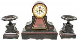 772 - RELOJ CON GUARNICION FRANCES DE FLES. S.XIX